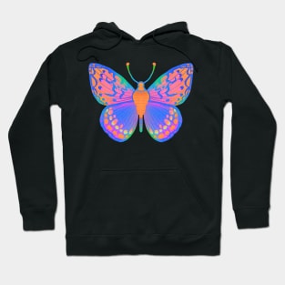 Groovy Retro Butterfly - Trippy Art Hoodie